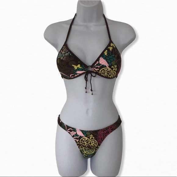 ⭐️ 2 for $30 ⭐️ Brown Print Bikini - Picture 1 of 5